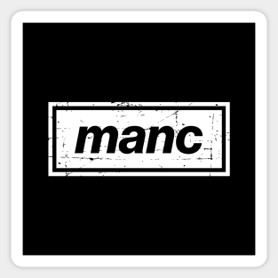 The Mancunian Indie Music Manc Light Sticker